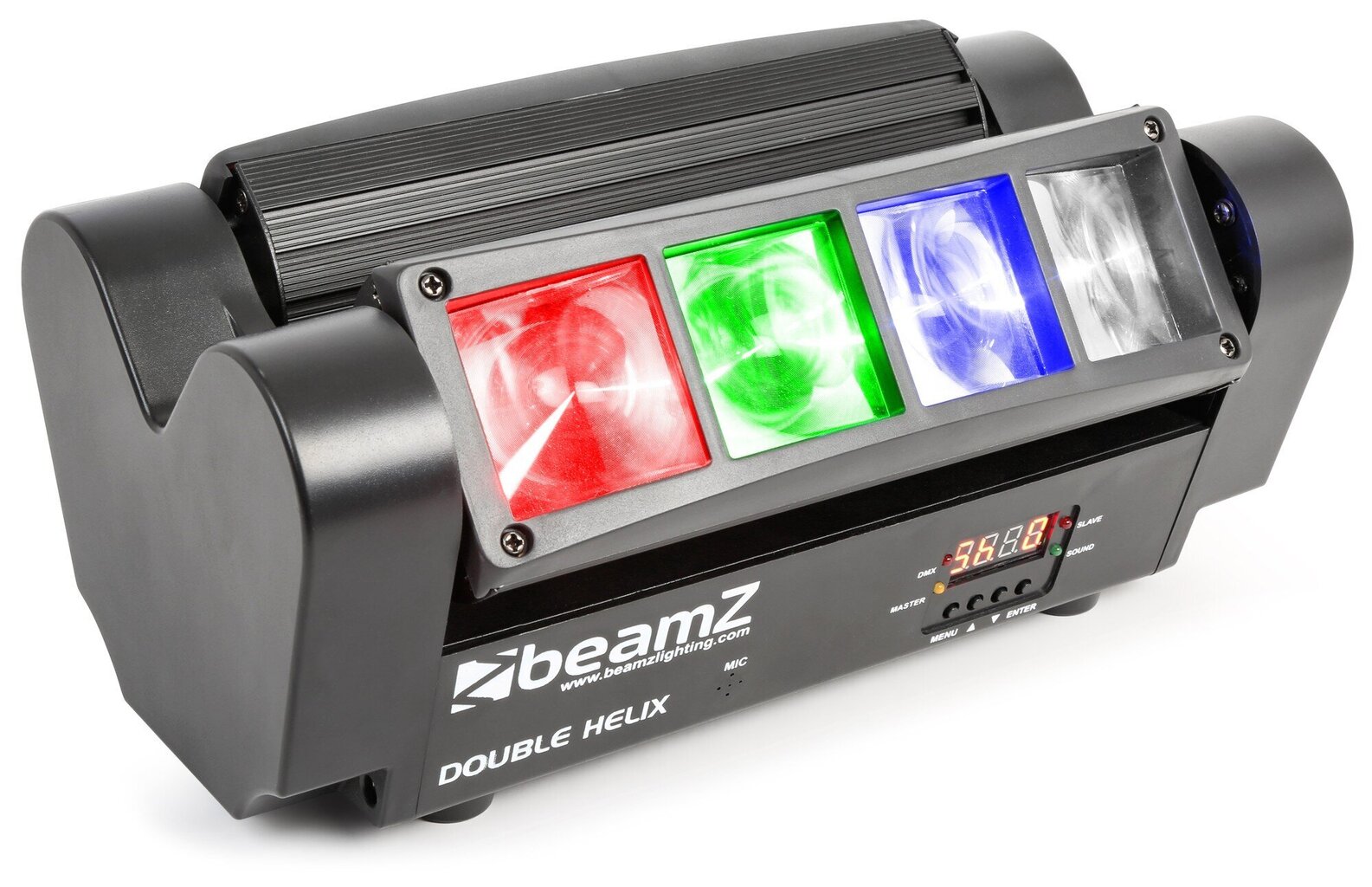 „BeamZ MHL820 LED Effect 8X 3W RGBW LEDS DMX“ šviesos efektai kaina ir informacija | Dekoracijos šventėms | pigu.lt