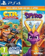 PS4 Crash Team Racing Nitro-Fueled + Spyro Reignited Trilogy Double Pack цена и информация | Компьютерные игры | pigu.lt