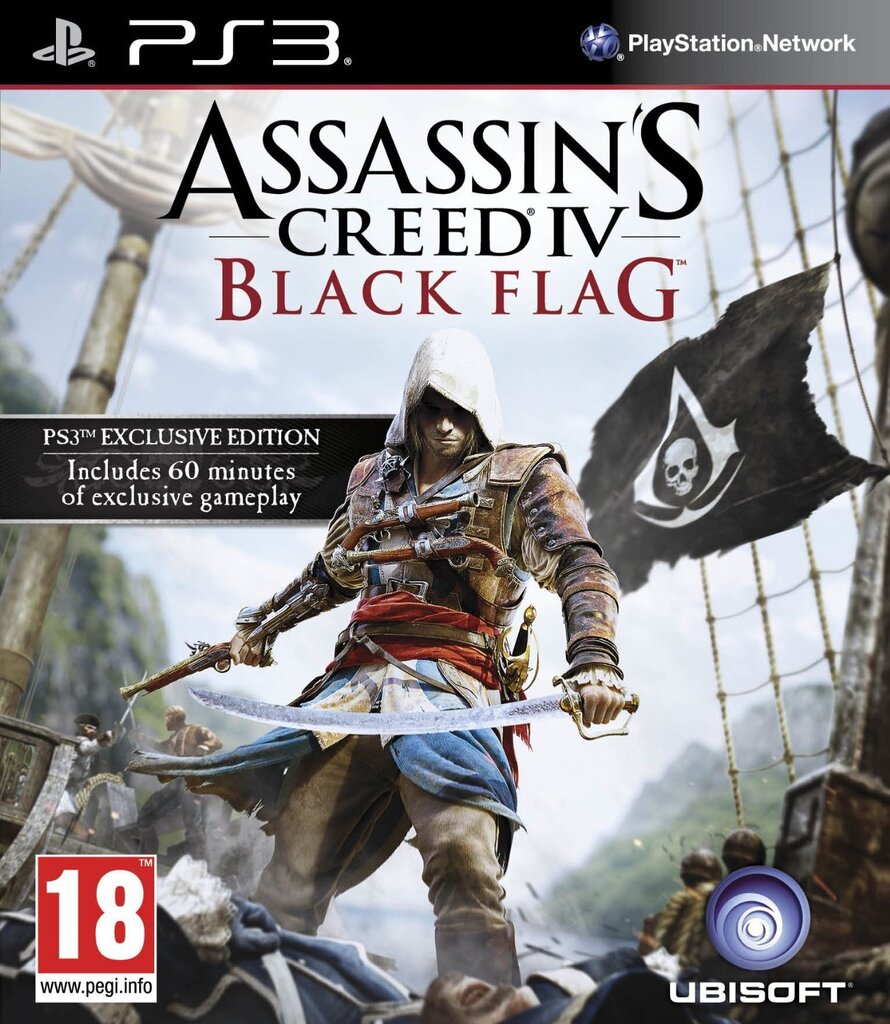 PS3 Assassin&#039;s Creed IV: Black Flag kaina ir informacija | Kompiuteriniai žaidimai | pigu.lt