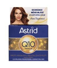 Питательный ночной крем для лица Astrid Q10 Miracle 50 мл цена и информация | Кремы для лица | pigu.lt