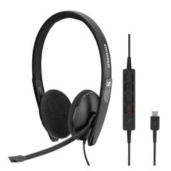 Проводные наушники Sennheiser SC 160 USB-C цена и информация | Теплая повязка на уши, черная | pigu.lt