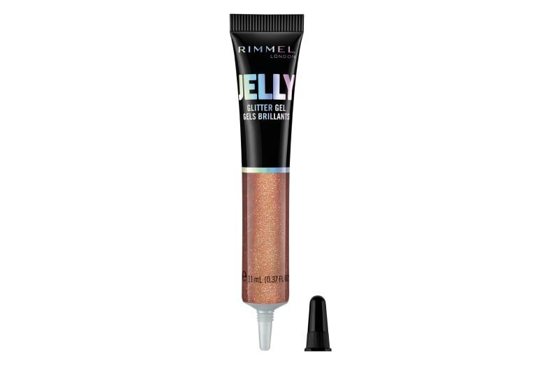 Skysti akių šešėliai Rimmel London Jelly Glitter 11 ml, 300 Long Island цена и информация | Akių šešėliai, pieštukai, blakstienų tušai, serumai | pigu.lt