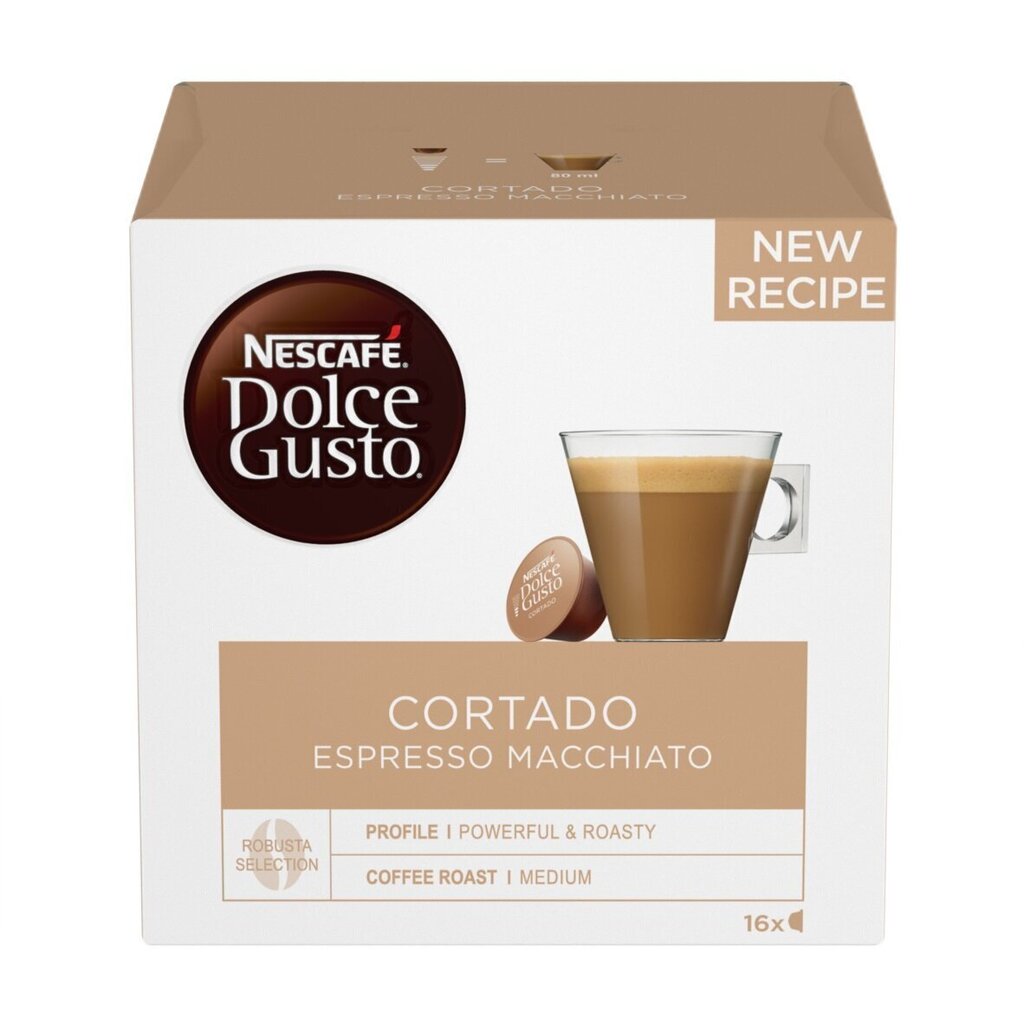 3vnt. NESCAFE DOLCE GUSTO Cortado kaina ir informacija | Kava, kakava | pigu.lt