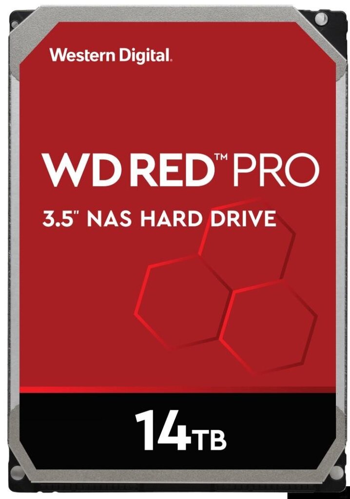 Drive server WD Red Pro WD141KFGX (14 TB HDD 14 TB; 3.5 Inch; SATA III; 256 MB; 7200 rpm) kaina ir informacija | Vidiniai kietieji diskai (HDD, SSD, Hybrid) | pigu.lt