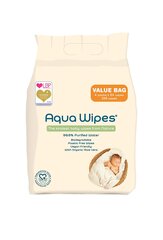 Aqua Wipes влажные салфетки, 4x64 шт. цена и информация | Одноразовые пеленки и влажные салфетки | pigu.lt