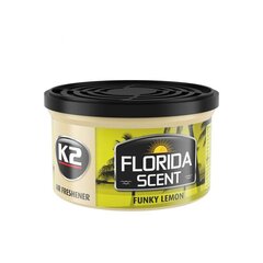 K2 FLORIDA SCENT PURE GREEN TEA 42г - освежитель воздуха в банке цена и информация | Освежители воздуха для салона | pigu.lt