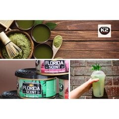 K2 FLORIDA SCENT PURE GREEN TEA 42г - освежитель воздуха в банке цена и информация | Освежители воздуха для салона | pigu.lt