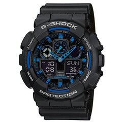 Laikrodis Casio G-Shock GA-100-1A2ER цена и информация | Мужские часы | pigu.lt