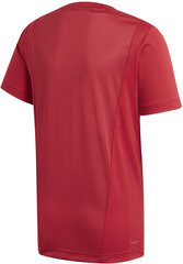Футболка для подростков Adidas Yb Tr Lin Tee Burgundy цена и информация | Рубашки для мальчиков | pigu.lt