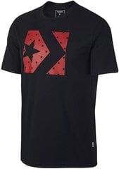 Футболка Converse Star Fill Chevron Tee Black цена и информация | Мужские футболки | pigu.lt