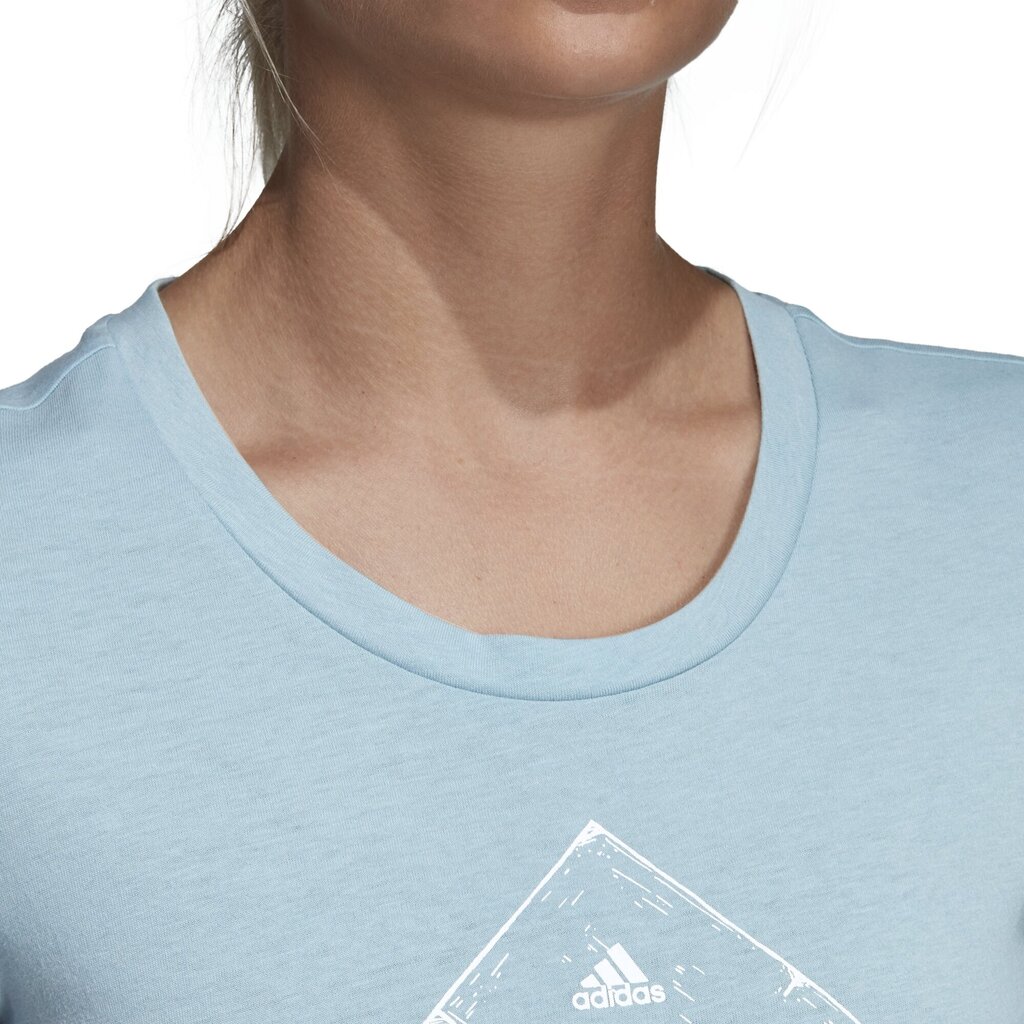 Palaidinė Adidas Emblem Tee kaina ir informacija | Sportinė apranga moterims | pigu.lt