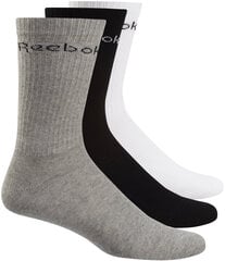 Носки Reebok Act Core Crew Sock Black Grey White цена и информация | Мужские носки | pigu.lt