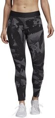 Леггинсы Adidas W E AOP Tights Black Grey цена и информация | Спортивная одежда для женщин | pigu.lt