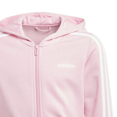 Джемпер для подростков Adidas Yg E 3S Fz Hoodie Pink цена и информация | Свитеры, жилетки, пиджаки для девочек | pigu.lt