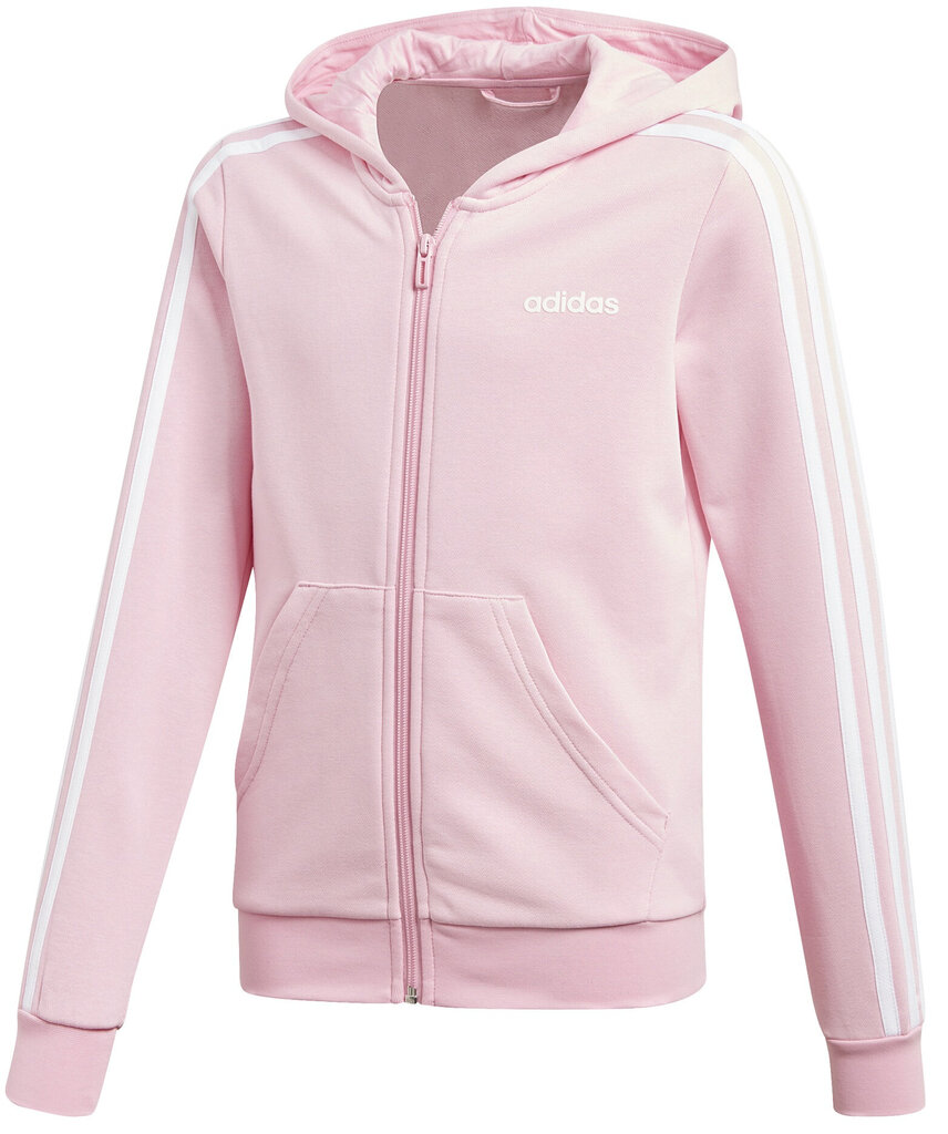 Džemperis mergaitėms Adidas Yg E 3S Fz Hoodie цена и информация | Megztiniai, bluzonai, švarkai mergaitėms | pigu.lt
