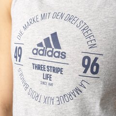 Adidas Блузка Logo Tee Grey Heather цена и информация | Спортивная одежда для женщин | pigu.lt