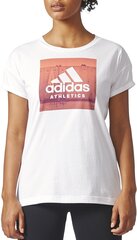 Adidas Блуза Category Athletic White цена и информация | Спортивная одежда женская | pigu.lt