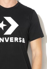 Футболка Converse Star Chevron Tee Black цена и информация | Converse Одежда, обувь и аксессуары | pigu.lt