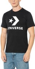 Футболка Converse Star Chevron Tee Black цена и информация | Мужские футболки | pigu.lt