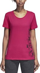 Блузка Adidas Aop Linear Tee Real Magenta цена и информация | Футболка Мы здесь | pigu.lt