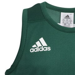 Баскетбольная майка для подростков Adidas 3G Spee Rev Jrs Green White цена и информация | Рубашки для мальчиков | pigu.lt