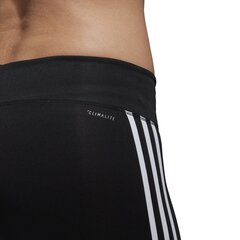 Леггинсы Adidas Designed 2 Move Climalite 3-Stripes Black White цена и информация | Спортивная одежда для женщин | pigu.lt