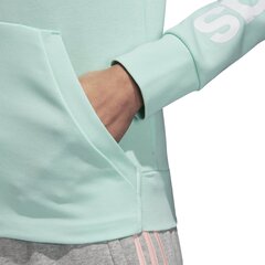 Джемпер Adidas Ess Lin Fz Hoodie Mint цена и информация | Женские толстовки | pigu.lt