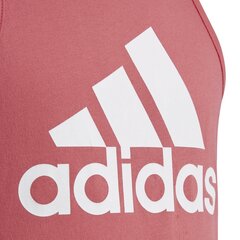 Блузка для подростков Adidas YG Logo Tank Pink цена и информация | Рубашки для девочек | pigu.lt