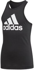 Блузка для подростков Adidas YG Logo Tank Pink цена и информация | Футболка для девочек | pigu.lt