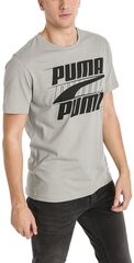 Футболка Puma Rebel Basic Tee Limestone Grey цена и информация | Футболка мужская | pigu.lt