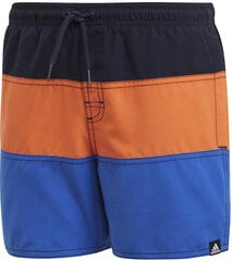 Плавательные шорты для подростков Adidas Yb Cb Shorts Sl Black Blue Orange цена и информация | Плавки для мальчиков | pigu.lt