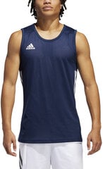 Adidas Баскетбольная майка 3G Spee Rev Jrs Blue White цена и информация | Мужские футболки | pigu.lt
