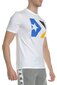 Marškinėliai Converse Star Chevron Tri Color Tee Wh цена и информация | Vyriški marškinėliai | pigu.lt