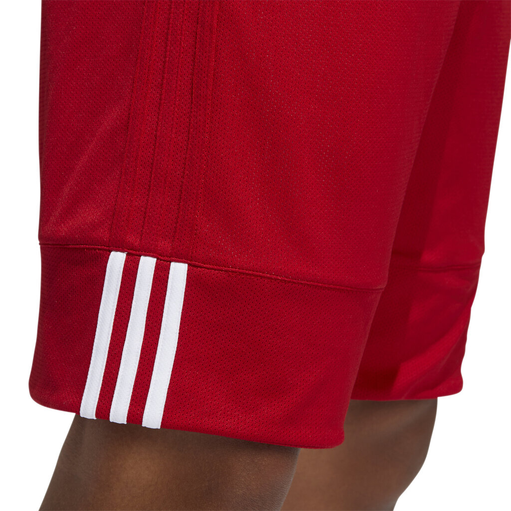 Vyriški krepšinio šortai Adidas 3G Spee rev Shorts, raudona/balta kaina ir informacija | Vyriški šortai | pigu.lt