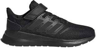 Adidas Обувь для подростков Runfalcon C Black цена и информация | Детская спортивная обувь | pigu.lt