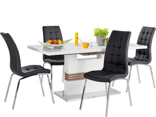 Notio Living Pavlos 200/Lila, комплект мебели для столовой белый цена и информация | Комплекты мебели для столовой | pigu.lt