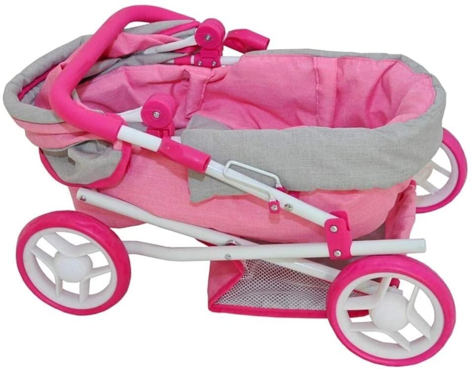 Lėlių vežimėlis Milly Mally Alice Prestige, rožinis kaina ir informacija | Žaislai mergaitėms | pigu.lt