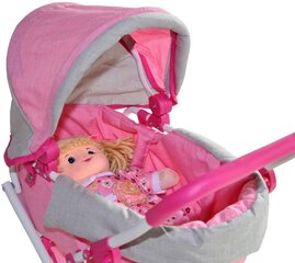 Коляска для кукол Milly Mally Alice Prestige, розовая цена и информация | Игрушки для девочек | pigu.lt