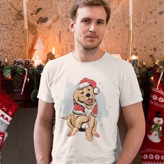 Футболка "Christmas puppy" цена и информация | Оригинальные футболки | pigu.lt
