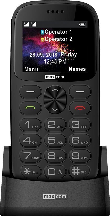 Maxcom Comfort MM471, Dual SIM, Grey kaina ir informacija | Mobilieji telefonai | pigu.lt