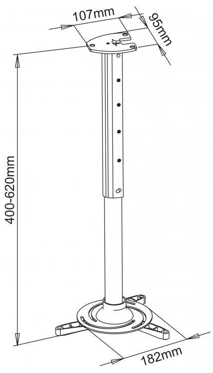 Sbox PM-102L kaina ir informacija | Projektorių priedai | pigu.lt
