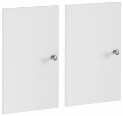 2-х дверный комплект для стеллажей Notio Living Versaille, белый цена и информация | Полки | pigu.lt