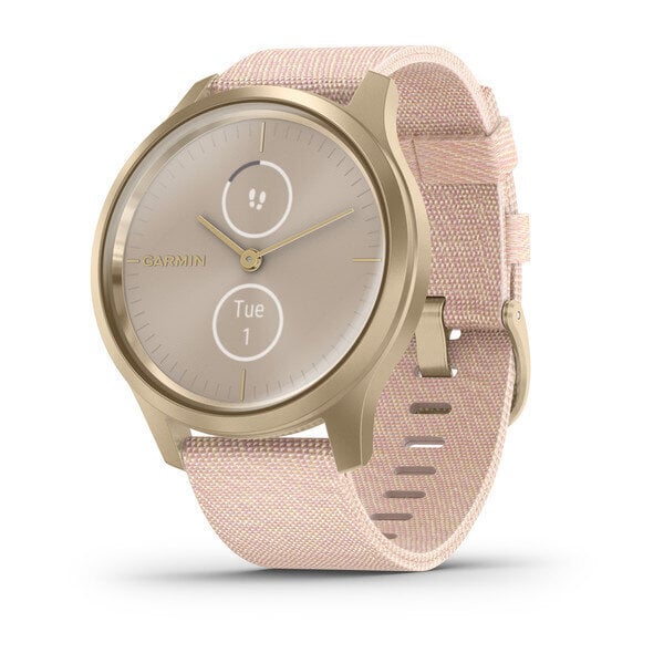 Garmin vívomove® Style Light Gold/Blush Pink Woven Nylon kaina ir informacija | Išmanieji laikrodžiai (smartwatch) | pigu.lt