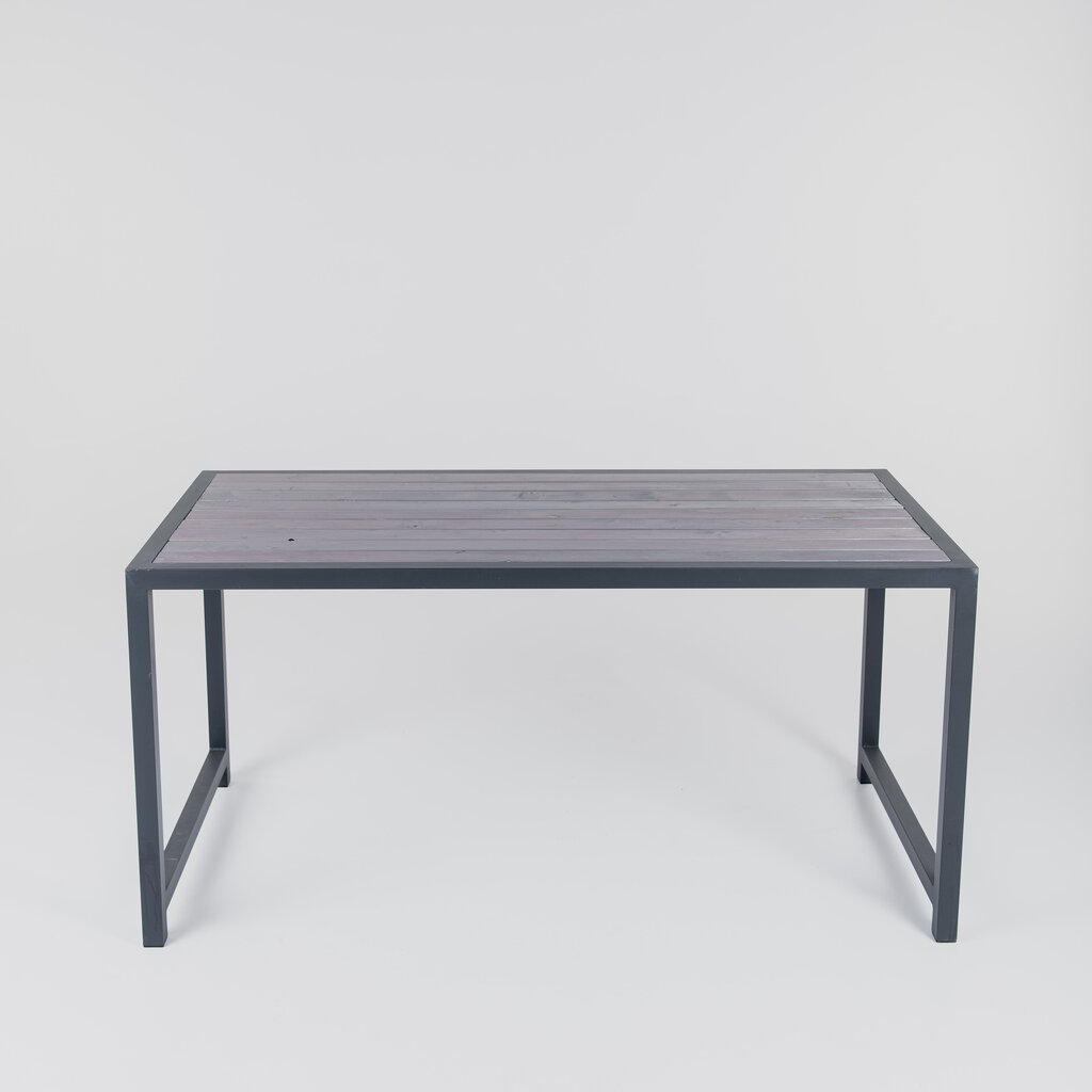Stalas sodui 148-76 cm, pilka kaina ir informacija | Lauko stalai, staliukai | pigu.lt