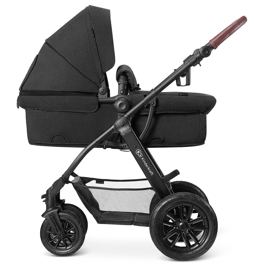 Universalus vežimėlis Kinderkraft 3in1 XMOOV, Black цена и информация | Vežimėliai | pigu.lt