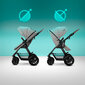 Universalus vežimėlis Kinderkraft 3in1 XMOOV, Grey kaina ir informacija | Vežimėliai | pigu.lt