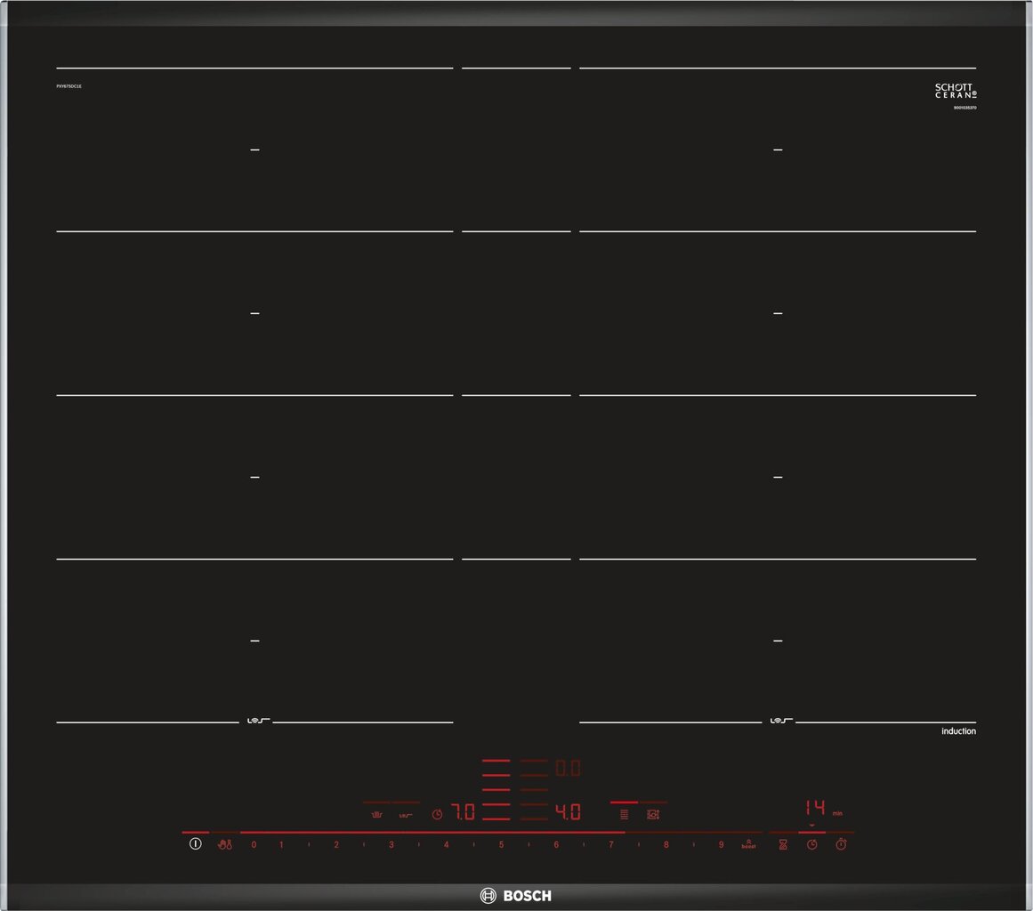 Bosch PXY675DC1E kaina ir informacija | Kaitlentės | pigu.lt