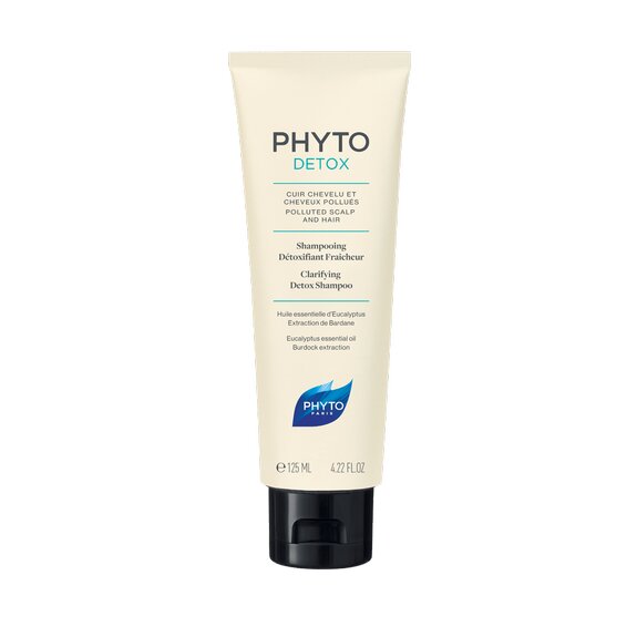 Detoksikuojantis šampūnas plaukams Phyto Detox Clarifying 125 ml kaina ir informacija | Šampūnai | pigu.lt