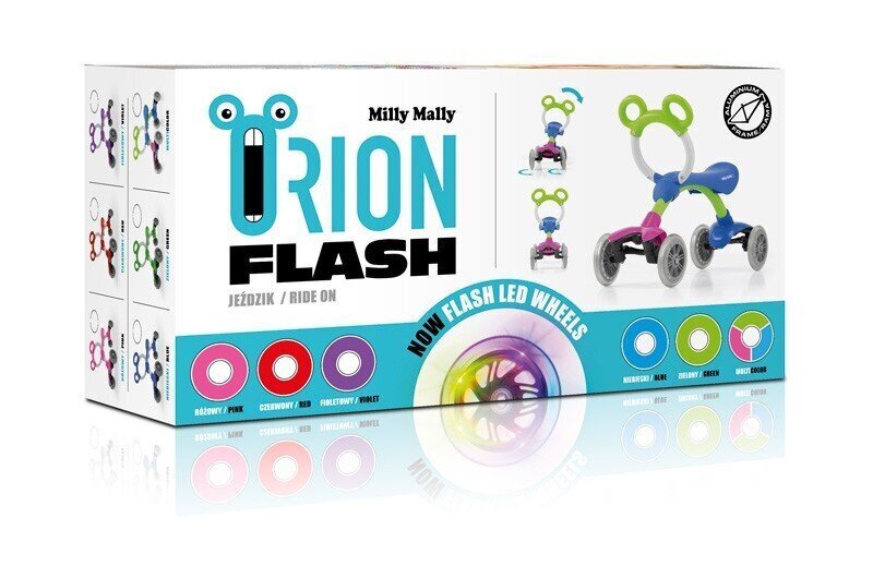Dviratukas vaikams Milly Mally Orion Flash Candy kaina ir informacija | Žaislai kūdikiams | pigu.lt