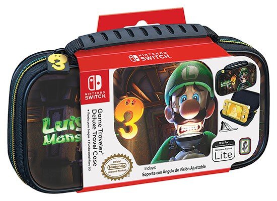 Apsauginis kelioninis dėklas Game Traveler Deluxe Travel Case Lite Luigi's Mansion 3, skirtas Nintendo Switch Lite цена и информация | Žaidimų pultai  | pigu.lt